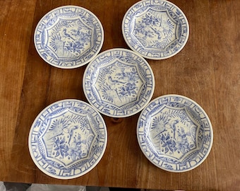 フランス GIEN ジアン Les Delices レ・デリス 5枚セット フランス