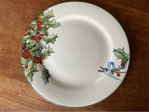 LE HOUX　フランス　ジアン　クリスマスプレート　柊　皿 LE HOUX フランス ジアン クリスマスプレート 柊 皿 - メルカリ