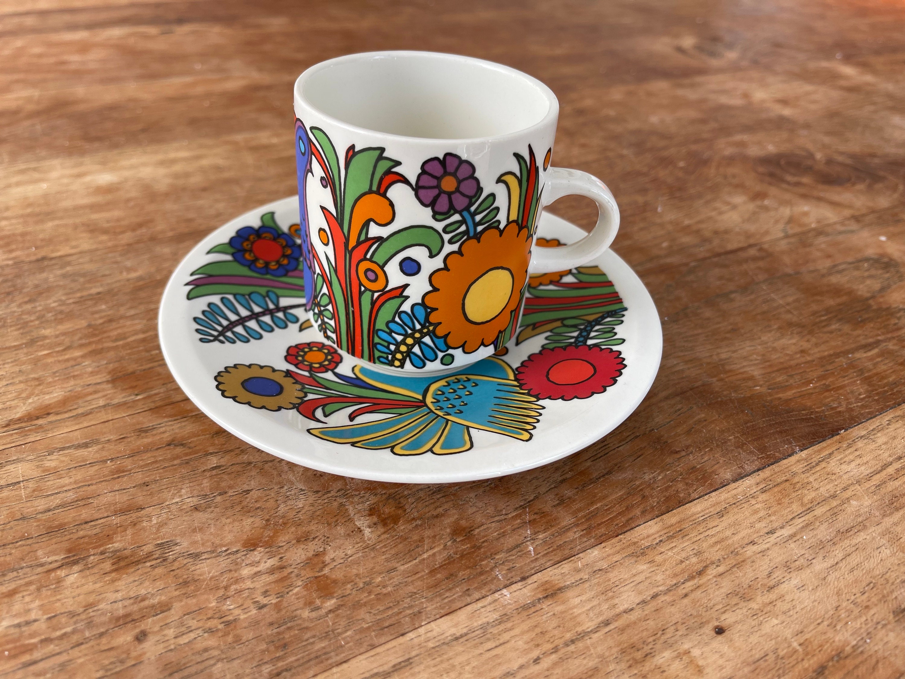 ゴージャスなヴィンテージ Villeroy & Boch アカプルコ ハイカップ