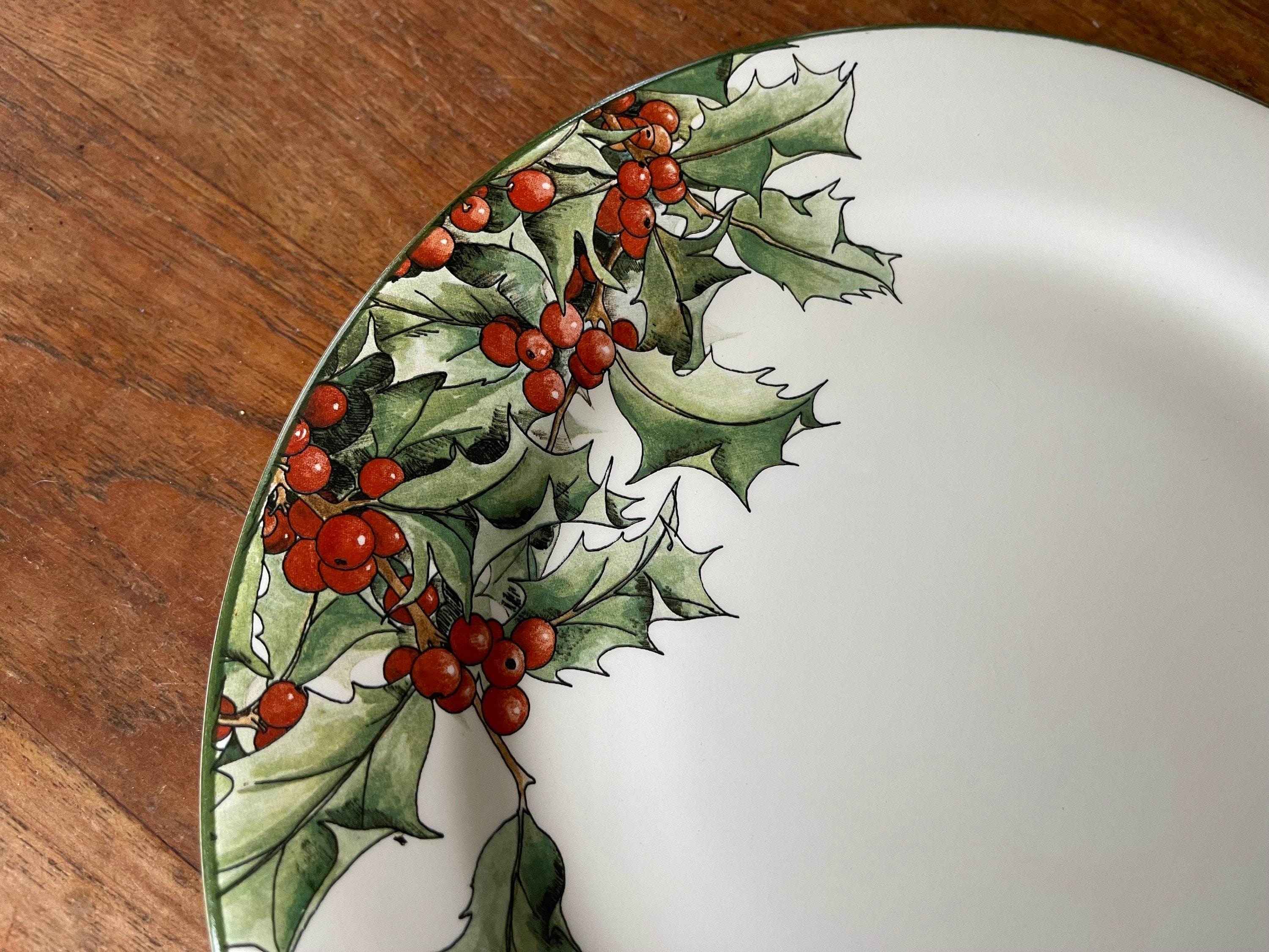 豪華 ファイアンスリー・ド・ジアン・フランス-Le Houx-クリスマス