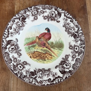 Ein wunderschöner Spode Woodland Speiseteller – 27 cm – Fasan
