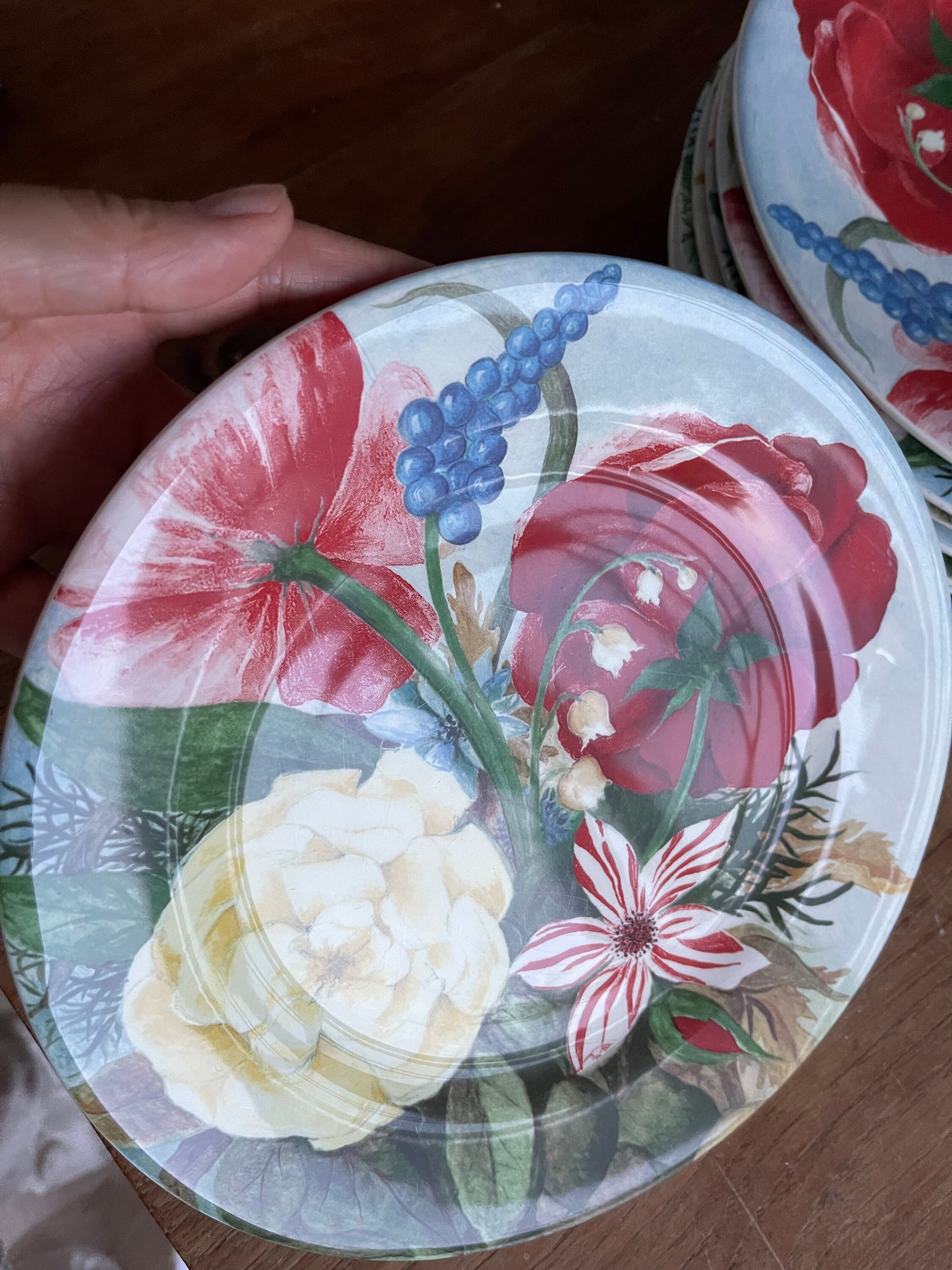 食器 gien discontinued flora plate A Gorgeous Gien France 