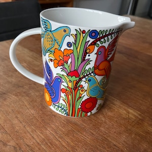 Przepiękny zabytkowy dzban-puszka Villeroy & Boch Acapulco o wielkości 15 cm, z lat 70., rzadkość!