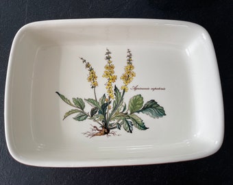 A Vintage Villeroy & Boch Botanica Lasagna dish- Lasagna shape Oven Dish- Rectangle Oven Dish- Baking Dish- Small- Rare