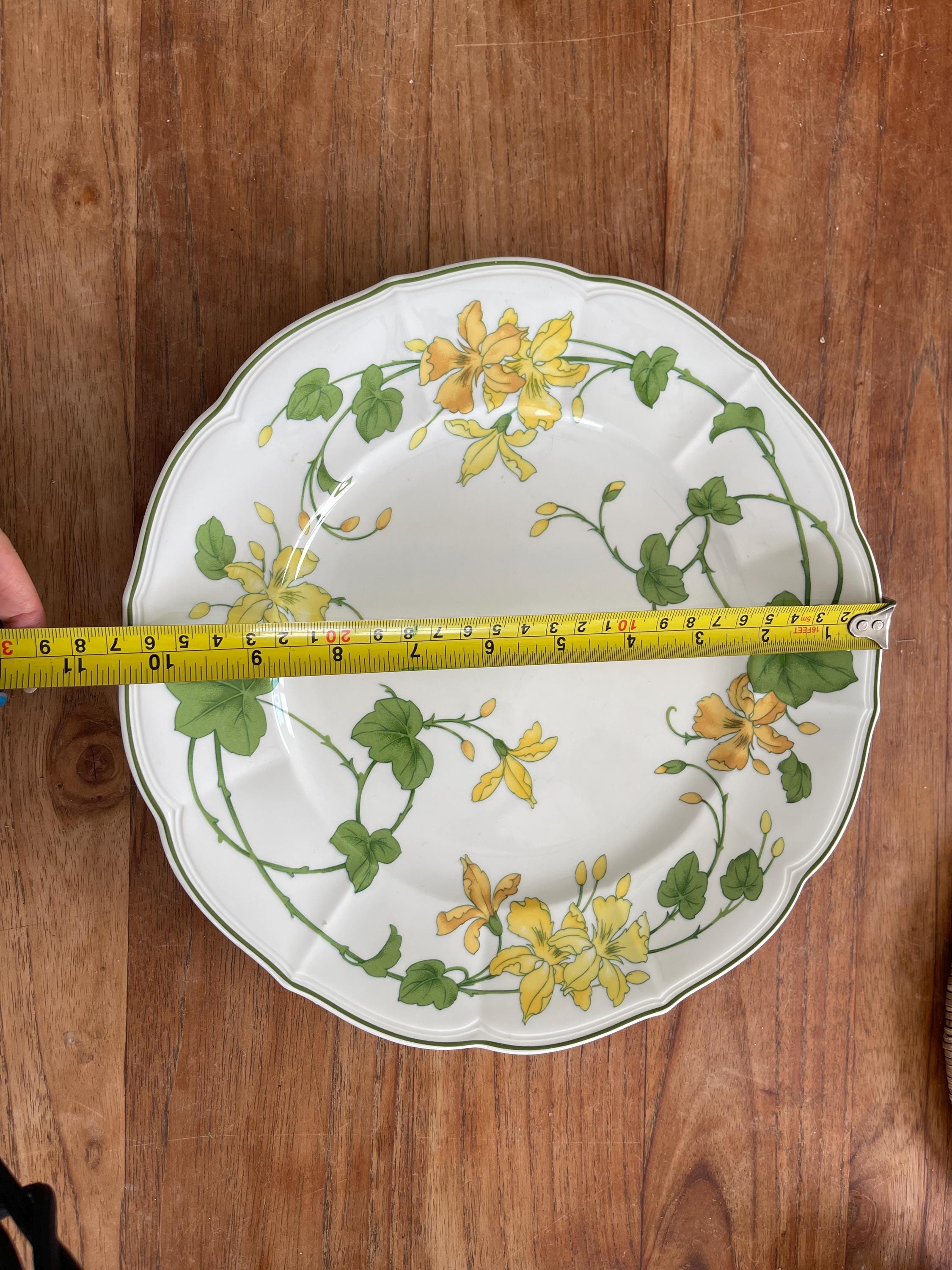 ゴージャスなビレロイ＆ボッホ「ゼラニウム マルバ」ラージディナー