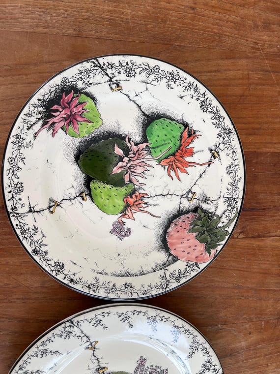 Buy Set of 2 Gorgeous Gien France Fraises and Folie-wild