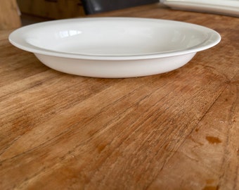 A Gorgeous Wedgwood Bone China -White China-Oval Vegetable Bowl-Oval Open Vegetable Bowl/Serving Dish-Rare!