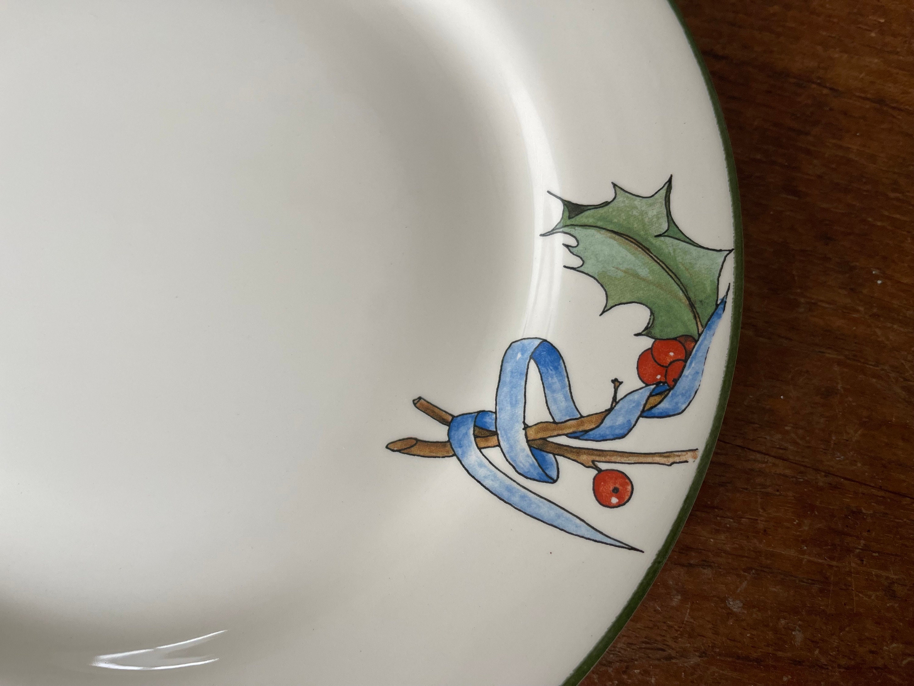 豪華 ファイアンスリー・ド・ジアン・フランス-Le Houx-クリスマス