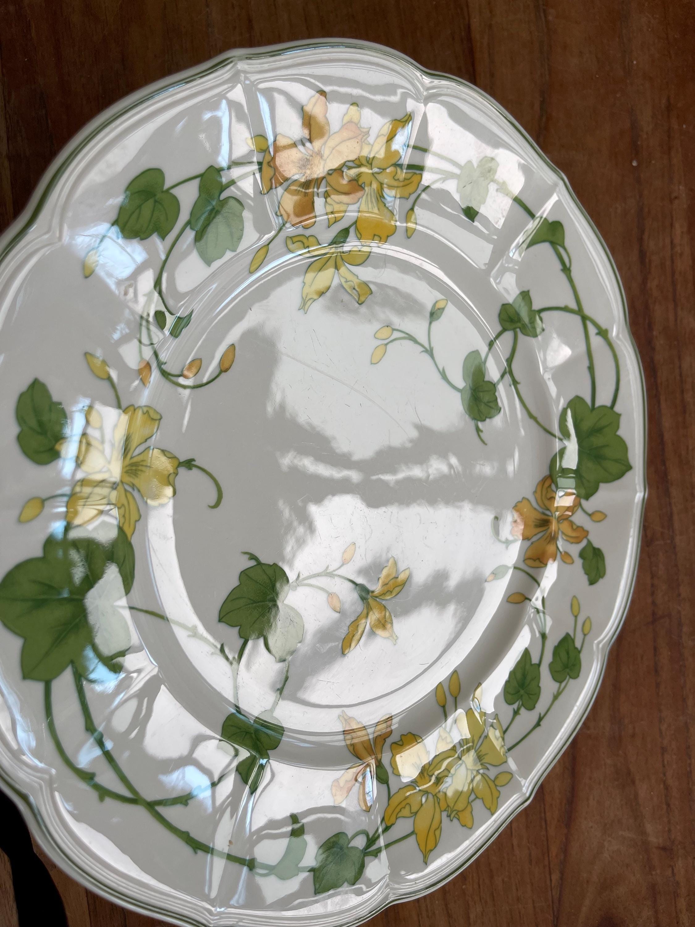 ゴージャスなビレロイ＆ボッホ「ゼラニウム マルバ」ラージディナー