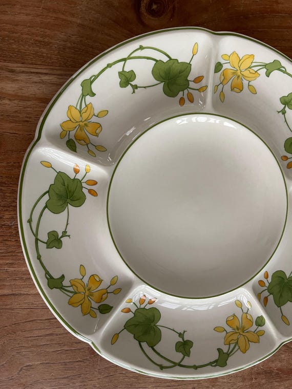 Villeroy & Boch Geranium ボウル A Gorgeous Villeroy & Boch Old Geranium Serving Bowl/party Bowl