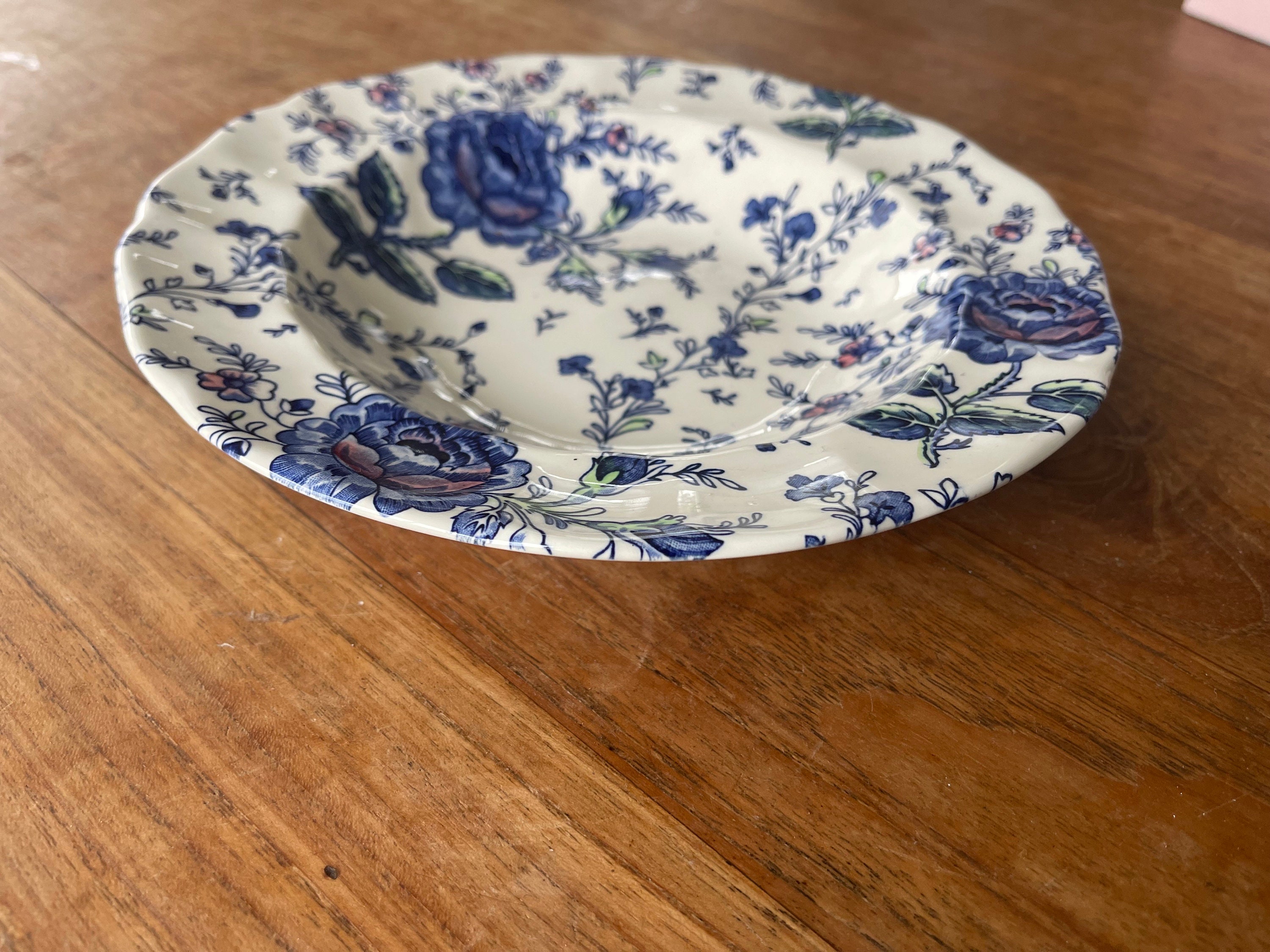 Johnson Brothers Blue Rose Chintz - Etsy