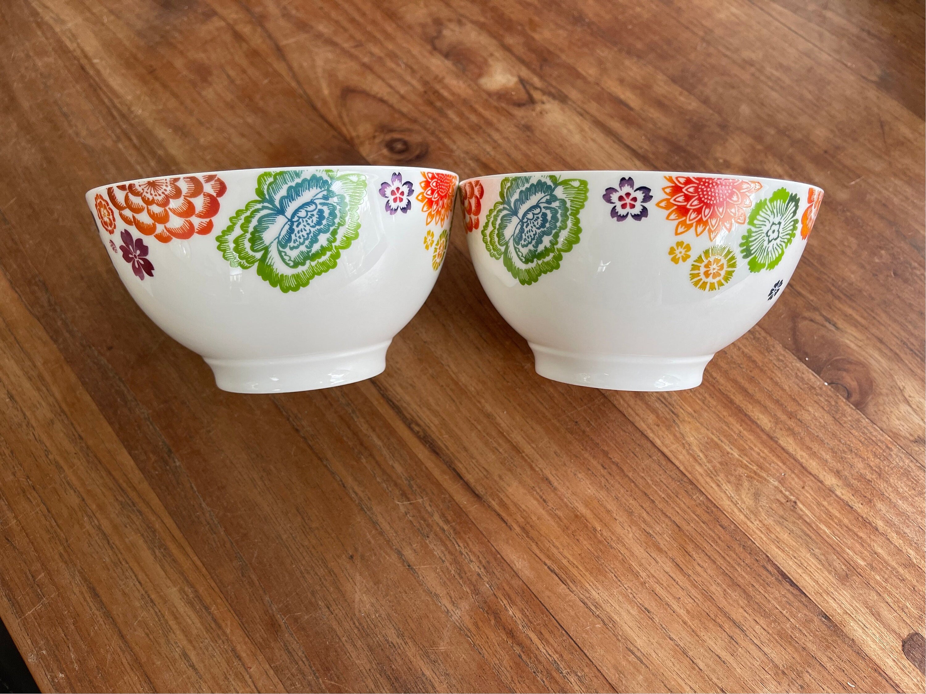 Set of 2 Gorgeous Villeroy & Boch-anmut Bloom Ontbijtkom/rijst