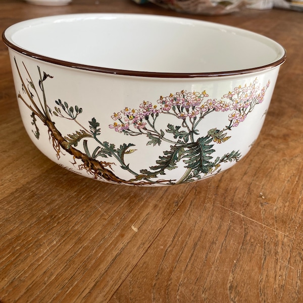 A Vintage Villeroy & boch botanica salad bowl/salad bowl/round serving bowl-19.5cm