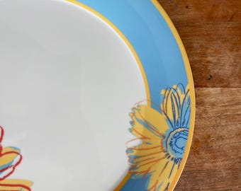 A Gorgeous Rosenthal Studio Line-andy Warhol- Daisies-dinner Plate