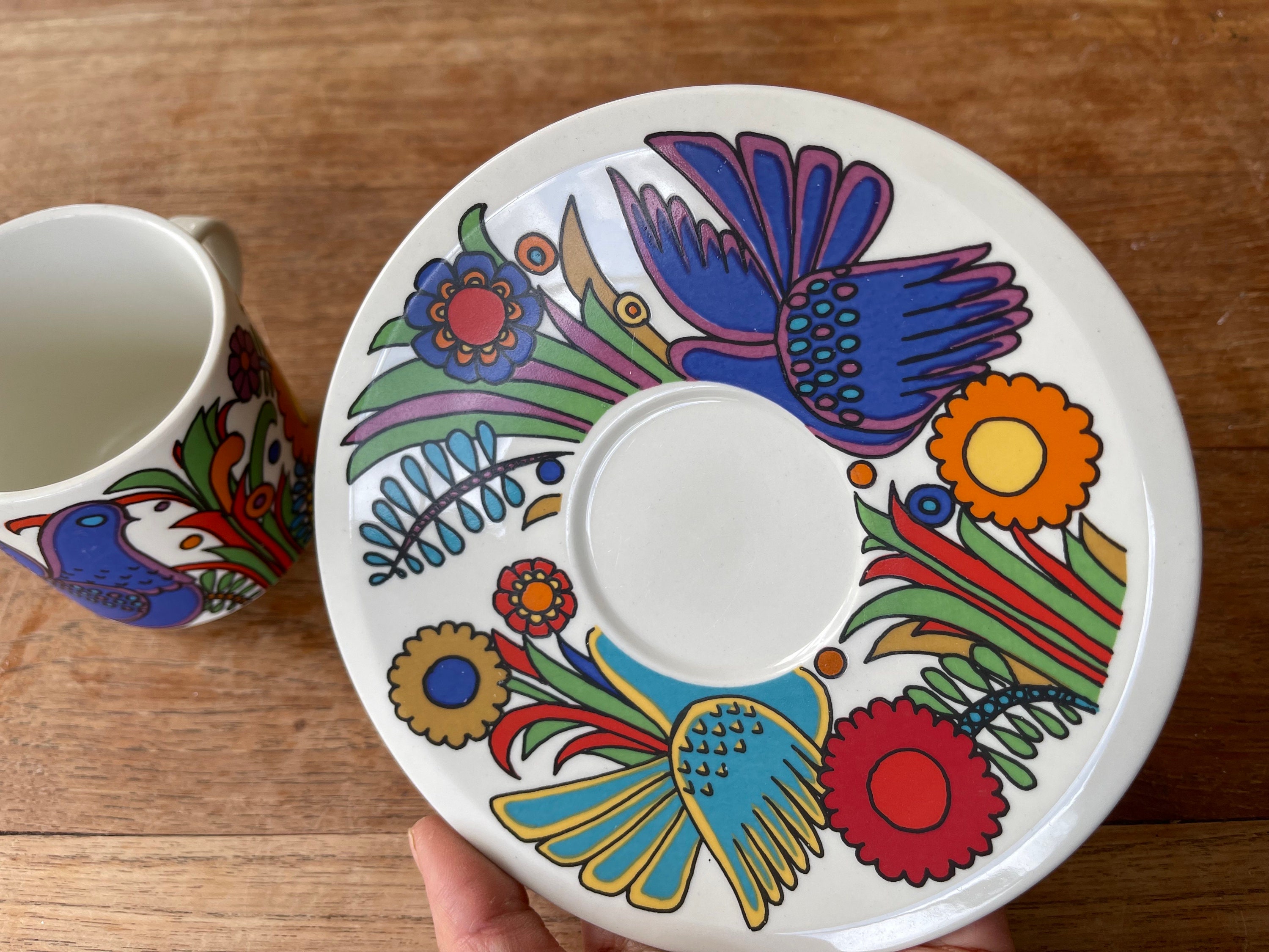 ゴージャスなヴィンテージ Villeroy & Boch アカプルコ ハイカップ