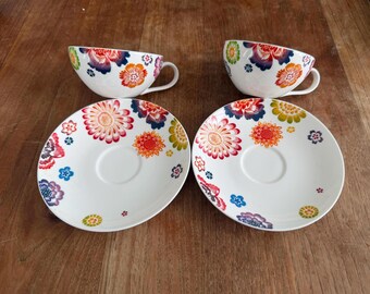 A Gorgeous Villeroy &boch-anmut Bloom Round Salad Bowl/vegetable