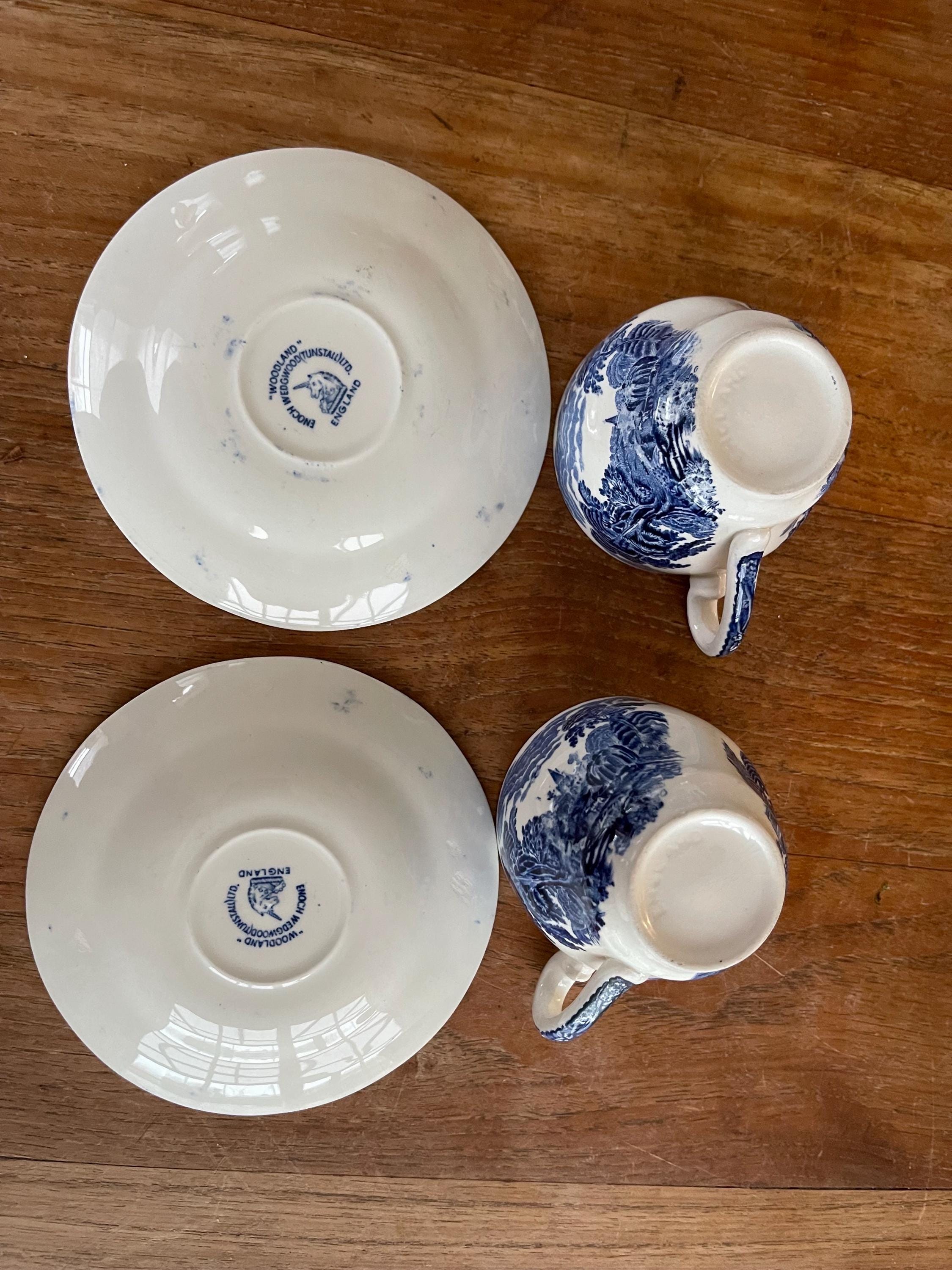 ウエッジウッド　Enoch  Woodland 3枚セット Set of 2 Gorgeous Wedgwood Enoch Tunstall Ltd-