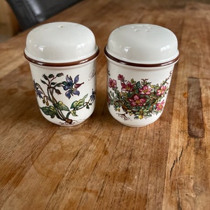 A Vintage Villeroy & Boch Botanica Pepper Salt Shaker Set