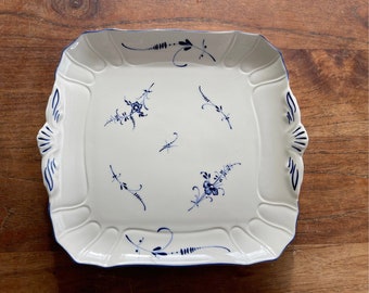 Villeroy & Boch Alt Luxembourg Vieux Luxembourg-Plat avec poignées- Assiette à gâteau à anses- Vitro Porcelaine- 23x21