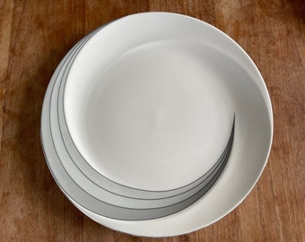 Una porcelana de hueso Wedgwood vintage Forma 225-Selene-Plato de cena-Plato de cena -27cm- Raro