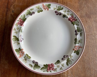 Un Vintage Wedgwood Queen's Ware Provence- Plato de cena- Plato de cena -hecho en Inglaterra- 27cm- ¡Raro!