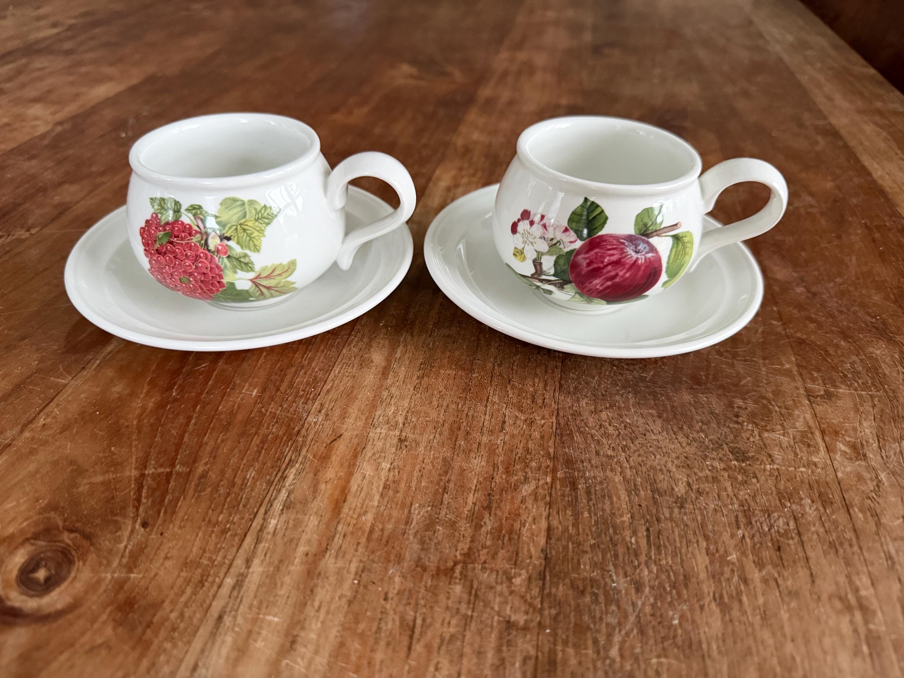Portmeirion teacup and saucer pomona - Etsy 日本