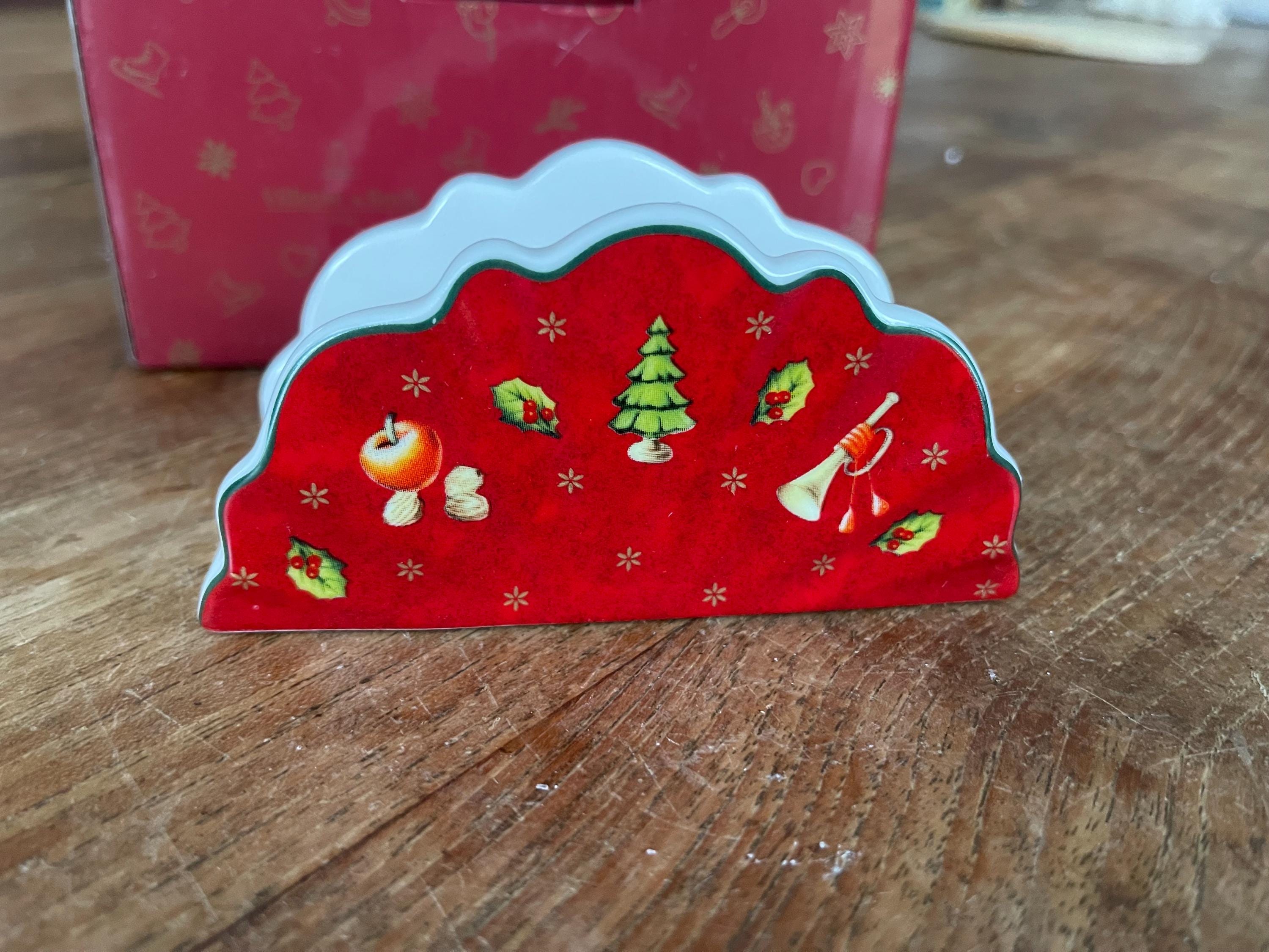A Gorgeous Vintage Villeroy & Boch Toy's Delight Christmas Napkin