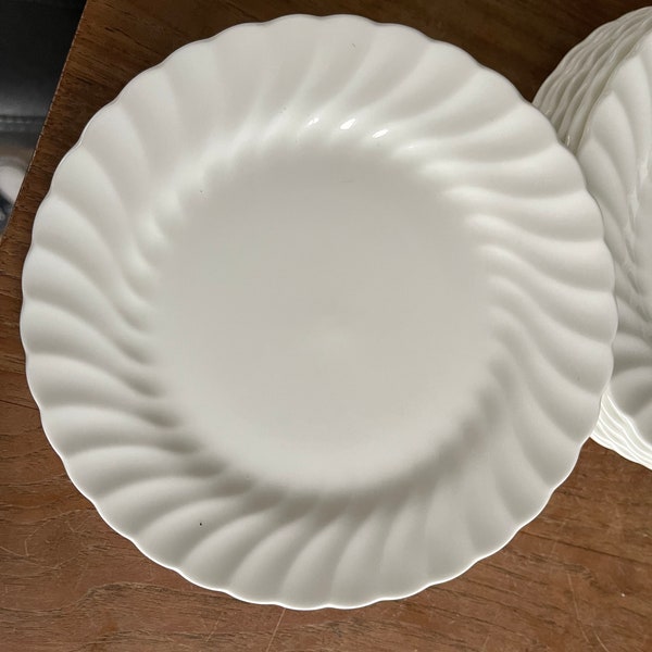 A Vintage Wedgwood Candlelight-Bone China- Pie Plate- Pastry Plate- Bread and Butter Plate-6 3/4" Bread and Butter Plate - Side Plate- 17.3cm