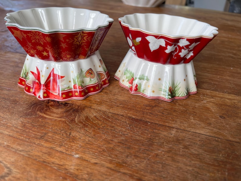 Set of 4 Villeroy & Boch Toy's Fantasy Christmas Bowl