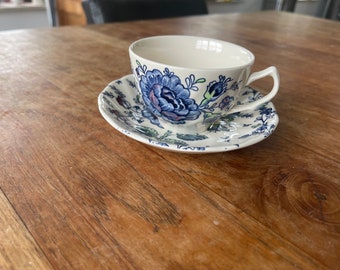 Vintage Johnson Brothers Blue Rose Chintz China - Serving Pieces