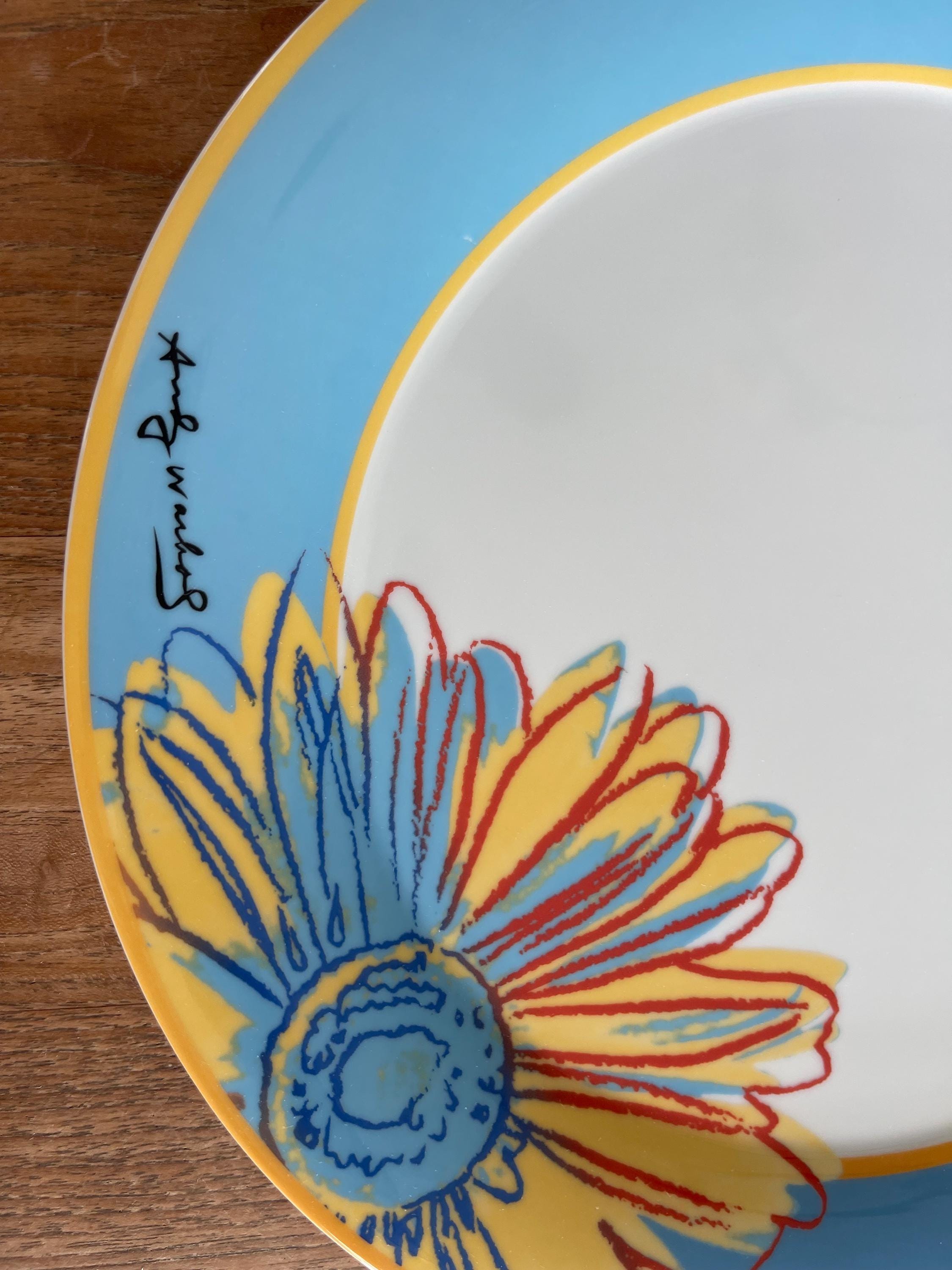 A Gorgeous Rosenthal Studio Line-andy Warhol- Daisies-dinner Plate