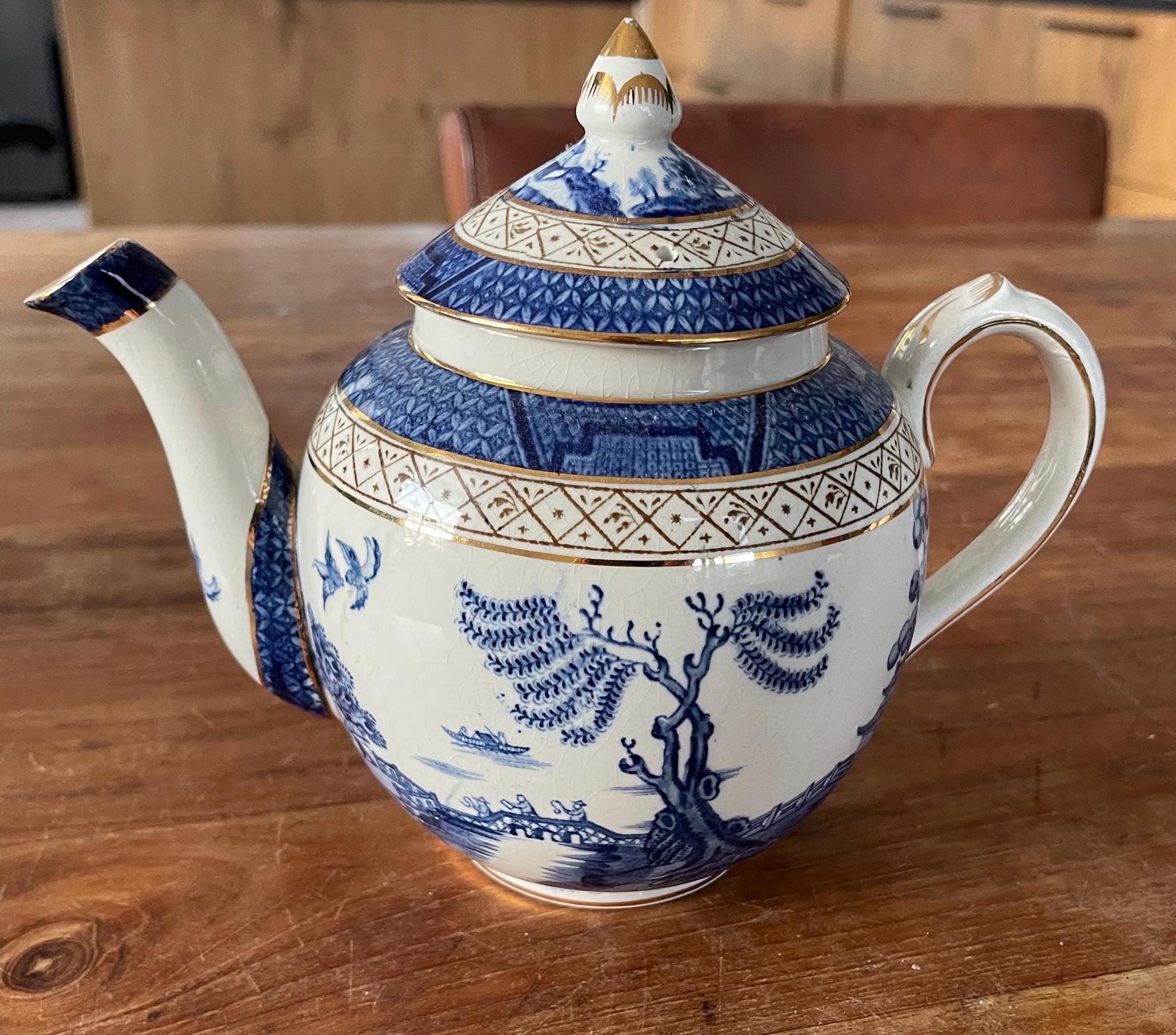 Booths Real Old Willow Teapot - Etsy