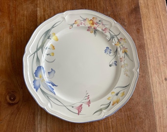 VILLEROY & BOCH Riviera Dinner Plates Set of 4, Vintage Floral