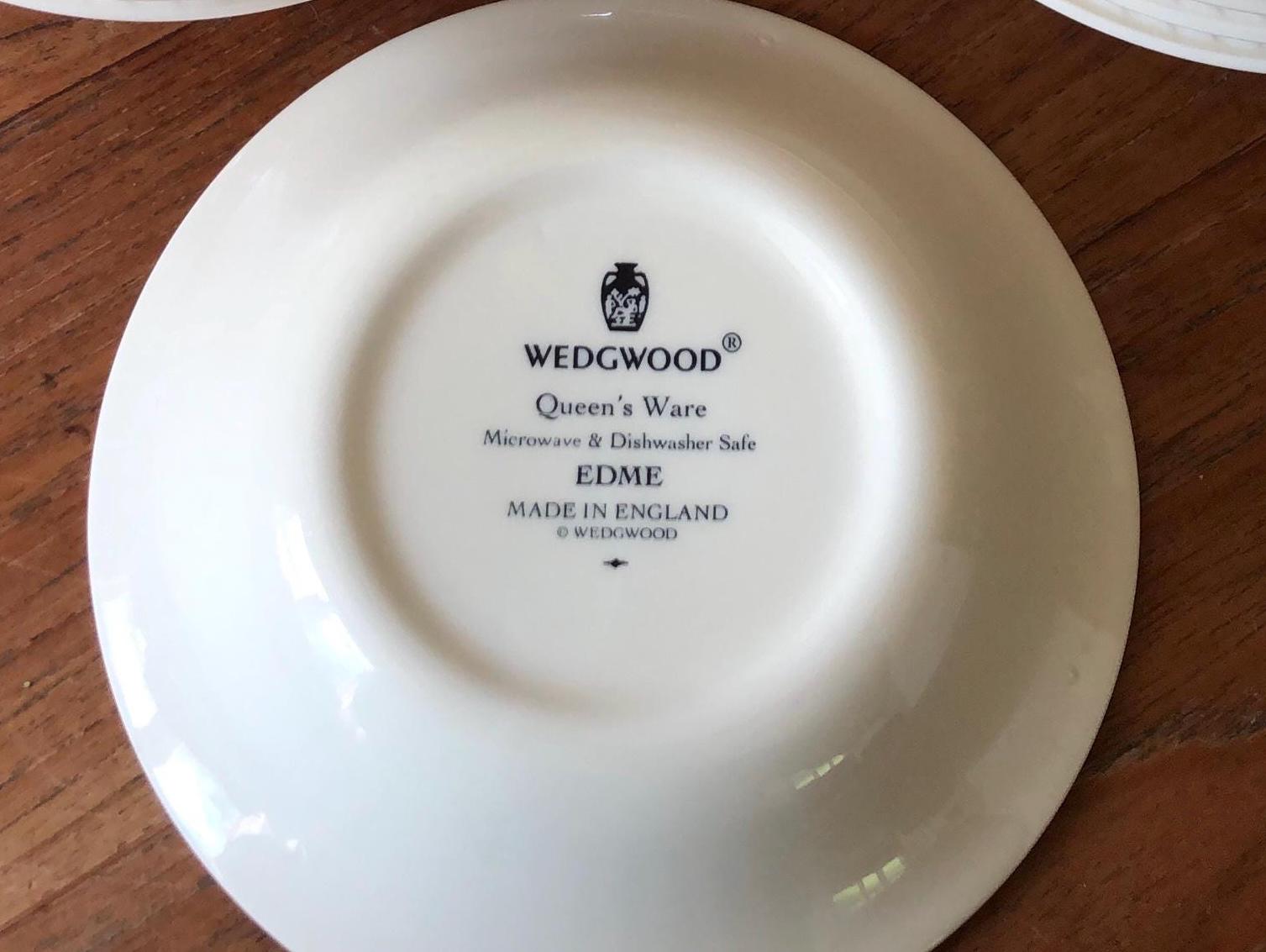 Set of 4 Elegant Wedgwood Queen's Ware Edme-compote/bonbon Bowl
