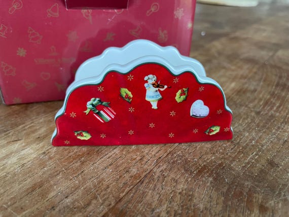 A Gorgeous Vintage Villeroy & Boch Toy's Delight Christmas Napkin