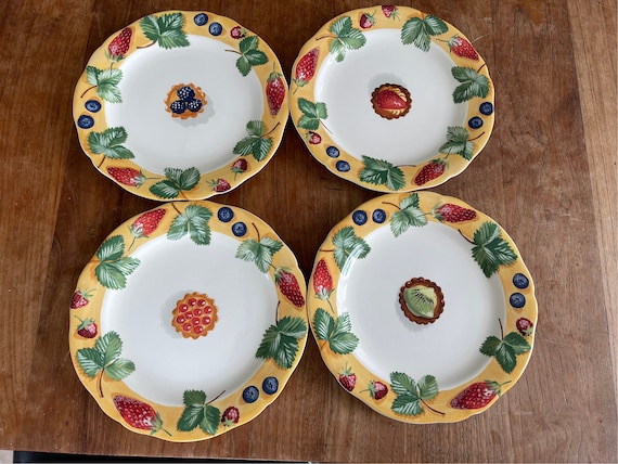 美しい Gien France ファランドール 朝食プレート/ランチ