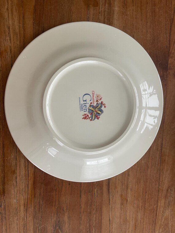 A Beautiful Gien France-clematites/clematis-breakfast Plate/lunch