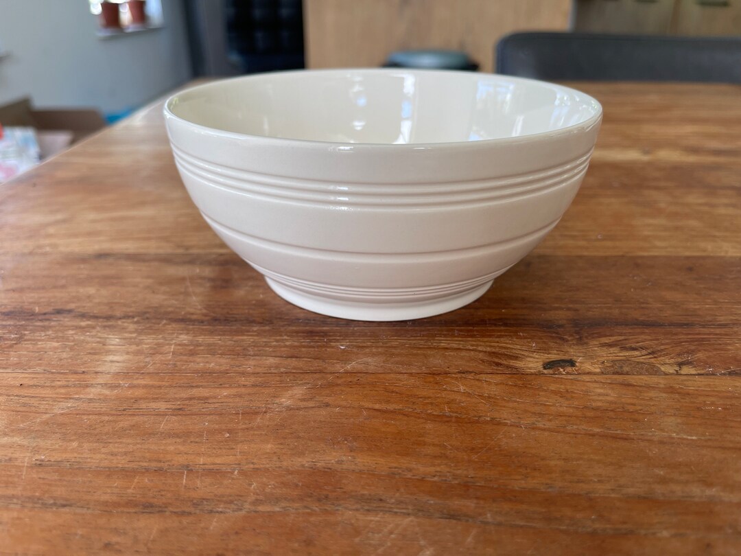 A Vintage Wedgwood Jasper Conran Casual Cream Breakfast Bowl dish breakfast cereal dessert Bowl 15.5cm very Rare Etsy Canada