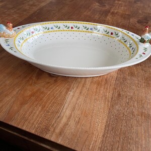 A Gorgeous Villeroy & Boch Spring Awakening Easter/Easter Oval Deep Bowl- Oval Serving Dish/Bowl-Easter-Rare