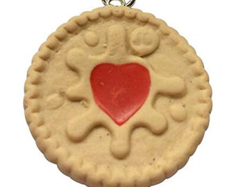 Quirky Jammy Dodger Biscuit Necklace