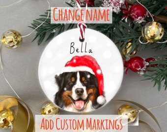 Personalised Burmese Mountain Dog Tree Decoration- Burmese Owner Gift- Christmas Tree Dog Decoration- Burmese Christmas Bauble- #14