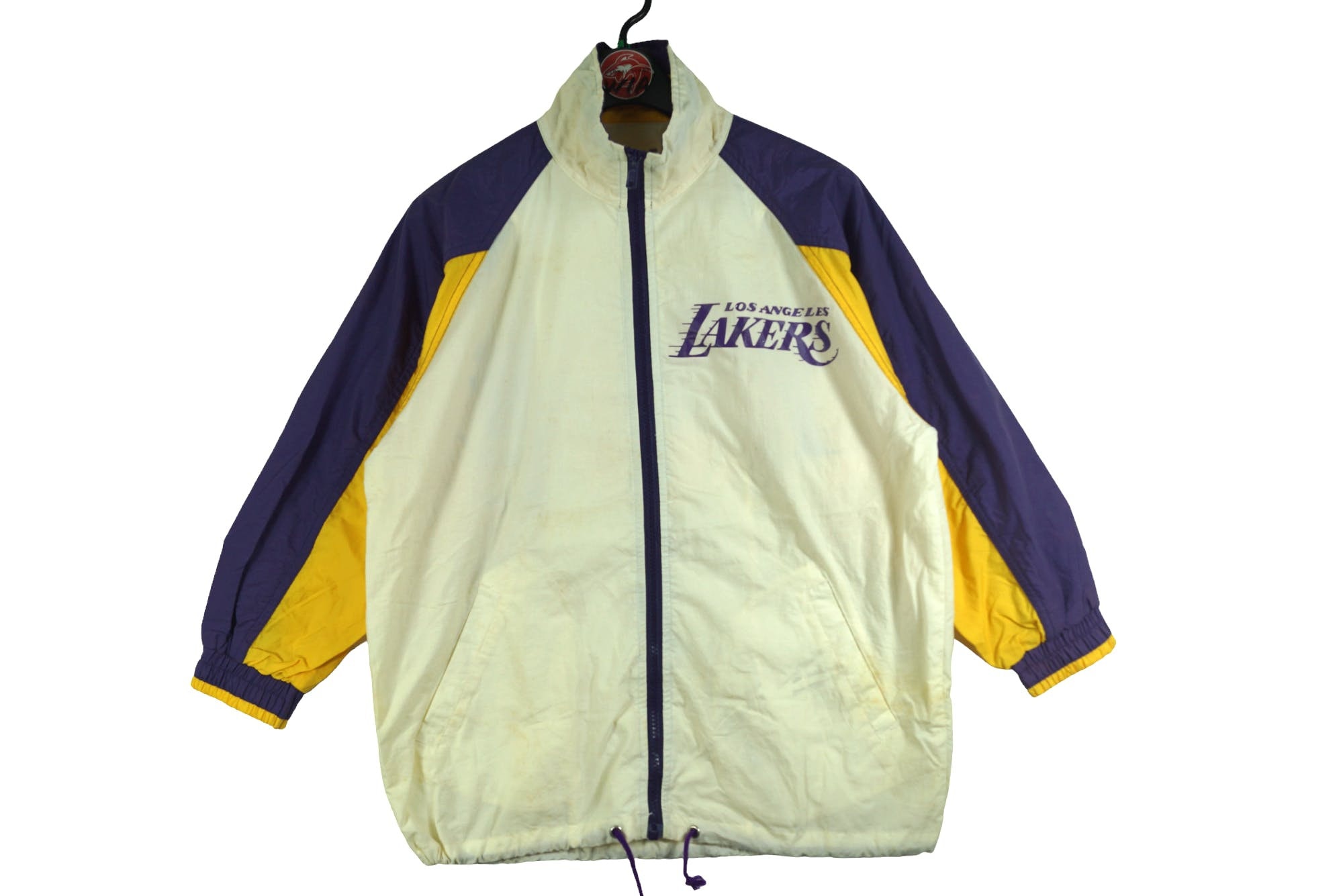 Los Angeles Lakers Men's Swing Route Windbreaker Jacket 22 Blk / 2XL