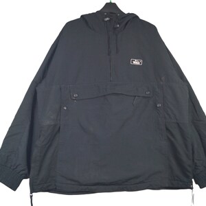 Rare!! Vintage Woolrich Half Zipper Jacket Big Pocket