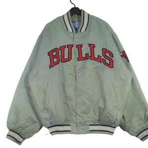 RARE 90s Starter Chicago Bulls Bomber Varsity Jacket