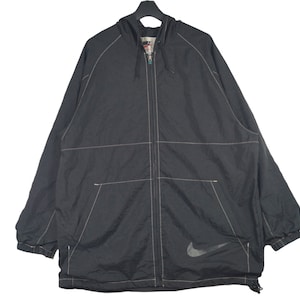 Vintage 90er Nike Swoosh Big Nike NylonJacke