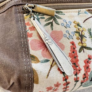 Srebrny uchwyt do zamka/breloczek do kluczy ze sztućców – Memory-Hiawatha (1937)