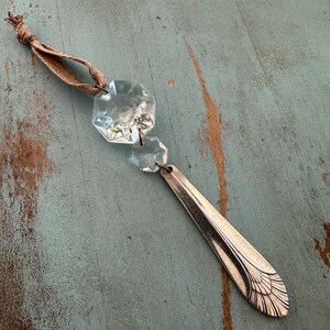 Chandelier Crystal & Silverplate Flatware Ornament / Decorative Hanger – Manhattan (1951)