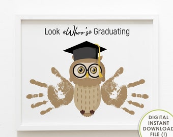 kindergarten graduation, handprint art, keepsake craft, preschool graduation, 2021