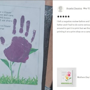 Mothers Day Handprint Art Poem, Flower Bouquet Craft for Mom | for ...