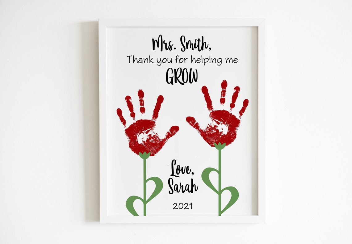 Handprint art craft / bundle / teacher gift / set / Etsy